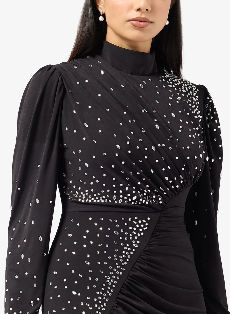 Khizana  Embellished Evening Dress for Women | Best Price UAE